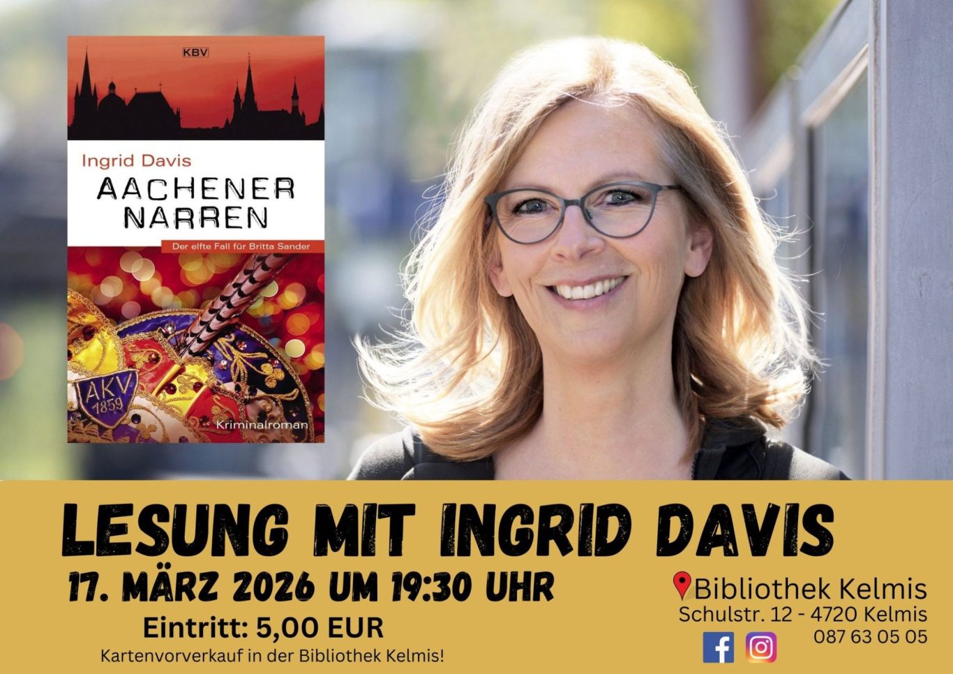 Aktuelles zu Krimiautorin Ingrid Davis